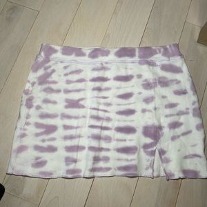 PACSUN tie dye skirt with small slit. Never worn with tags